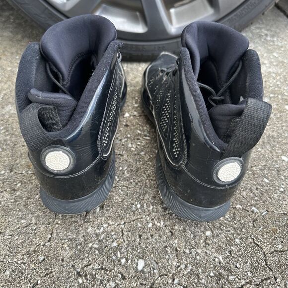 Nike Air Jordan 9 Retro MCS Re2pect Baseball Cleats Mens 11.5 Black AA1264-011 - Picture 7 of 16